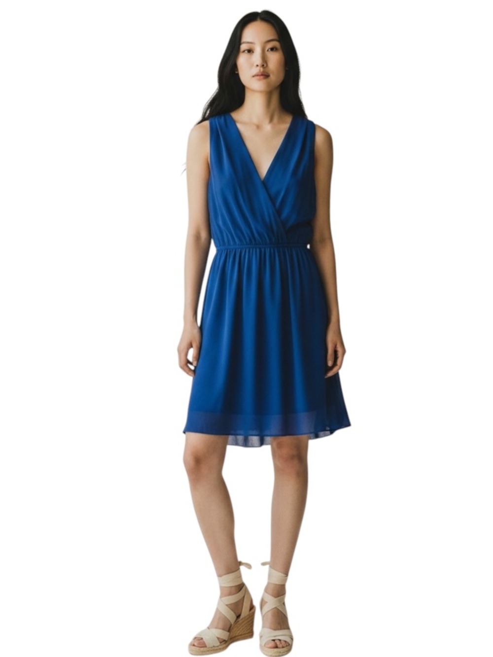 REBECCA TAYLOR Sleeveless Dress in Royal Blue Size 2 — ABSOLUTELY GORGEOUS!!! - Picture 11 of 11
